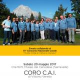 ... Locandina concerto al Museo del Cenedese del CORO C.A.I. aspettando il 51° Concorso Corale di Vittorio Veneto 2017 ... 